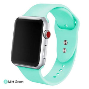 Soft Silicone Replacement Sport Band For Apple Watch - Ctoox