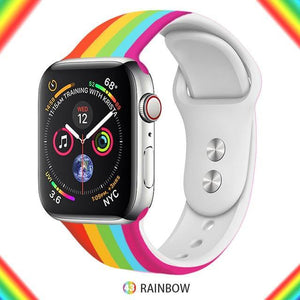 Soft Silicone Replacement Sport Band For Apple Watch - Ctoox