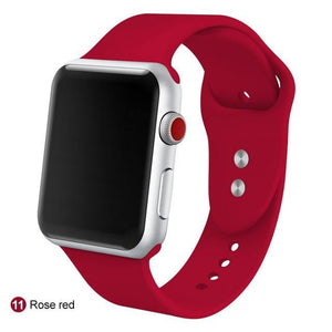 Soft Silicone Replacement Sport Band For Apple Watch - Ctoox