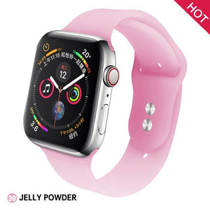 Soft Silicone Replacement Sport Band For Apple Watch - Ctoox