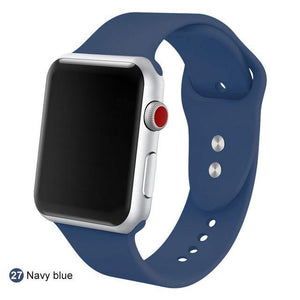 Soft Silicone Replacement Sport Band For Apple Watch - Ctoox