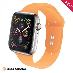 Soft Silicone Replacement Sport Band For Apple Watch - Ctoox