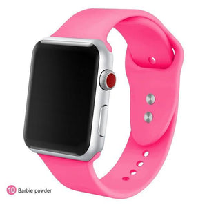 Soft Silicone Replacement Sport Band For Apple Watch - Ctoox