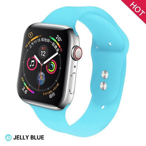 Soft Silicone Replacement Sport Band For Apple Watch - Ctoox