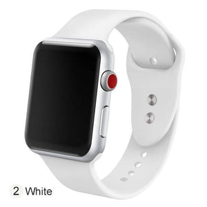 Soft Silicone Replacement Sport Band For Apple Watch - Ctoox