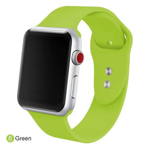 Soft Silicone Replacement Sport Band For Apple Watch - Ctoox