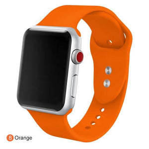 Soft Silicone Replacement Sport Band For Apple Watch - Ctoox