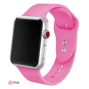 Soft Silicone Replacement Sport Band For Apple Watch - Ctoox