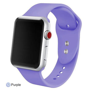 Soft Silicone Replacement Sport Band For Apple Watch - Ctoox