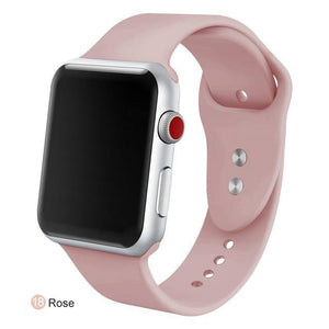 Soft Silicone Replacement Sport Band For Apple Watch - Ctoox