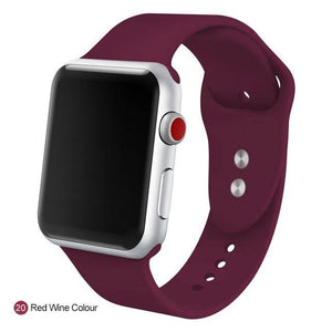 Soft Silicone Replacement Sport Band For Apple Watch - Ctoox