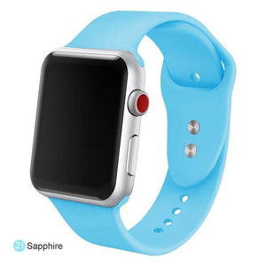 Soft Silicone Replacement Sport Band For Apple Watch - Ctoox