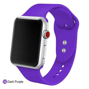 Soft Silicone Replacement Sport Band For Apple Watch - Ctoox
