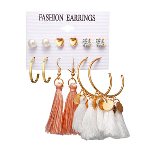 Tassel Acrylic Earrings