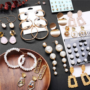 Gold Drop Earrings