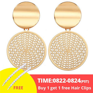Gold Drop Earrings