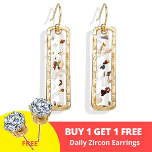 Gold Drop Earrings