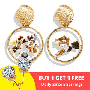 Gold Drop Earrings