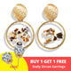 Gold Drop Earrings