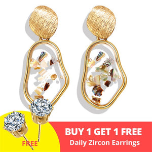 Gold Drop Earrings
