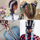 Long Ombre Jumbo Hair Accessories - Ctoox