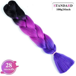 Long Ombre Jumbo Hair Accessories - Ctoox