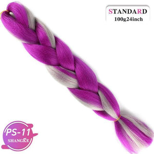 Long Ombre Jumbo Hair Accessories - Ctoox