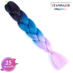 Long Ombre Jumbo Hair Accessories - Ctoox
