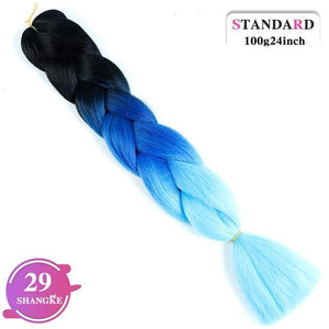 Long Ombre Jumbo Hair Accessories - Ctoox