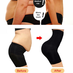 Seamless Women High Waist Slimming Tummy Control Panties - Ctoox