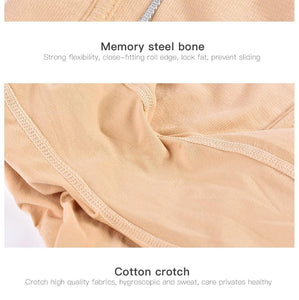 Seamless Women High Waist Slimming Tummy Control Panties - Ctoox