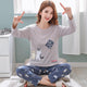 Women Pajamas Set Spring Autumn - Ctoox