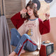 Women Pajamas Set Spring Autumn - Ctoox