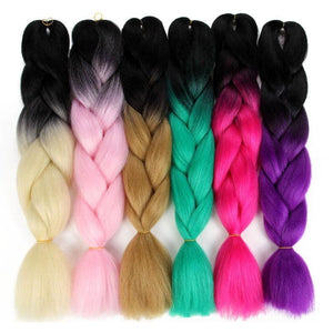 Crochet Braids Kanekalon Synthetic Hair 24 inch - Ctoox