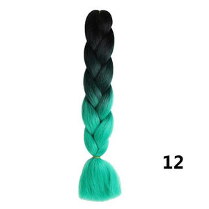 Crochet Braids Kanekalon Synthetic Hair 24 inch - Ctoox
