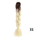Crochet Braids Kanekalon Synthetic Hair 24 inch - Ctoox
