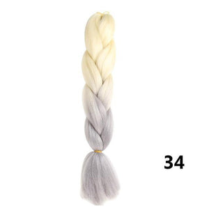 Crochet Braids Kanekalon Synthetic Hair 24 inch - Ctoox