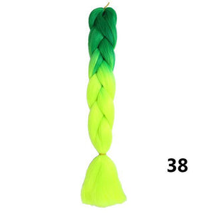 Crochet Braids Kanekalon Synthetic Hair 24 inch - Ctoox