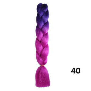 Crochet Braids Kanekalon Synthetic Hair 24 inch - Ctoox