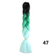Crochet Braids Kanekalon Synthetic Hair 24 inch - Ctoox
