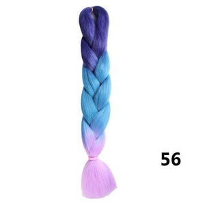 Crochet Braids Kanekalon Synthetic Hair 24 inch - Ctoox
