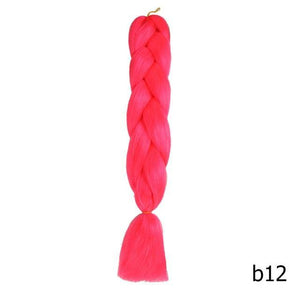 Crochet Braids Kanekalon Synthetic Hair 24 inch - Ctoox