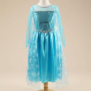 Fancy Girl Princess Elsa Dress - Ctoox