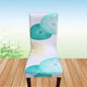 Flower Printing Removable Chair Cover - Ctoox