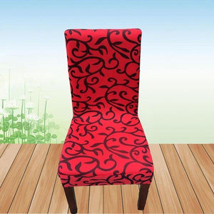 Flower Printing Removable Chair Cover - Ctoox
