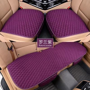 Linen Fabric Car Seat Cover - Ctoox
