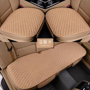 Linen Fabric Car Seat Cover - Ctoox