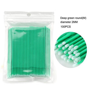 Disposable MicroBrush Eyelashes Extension,100Pcs/bag - Ctoox