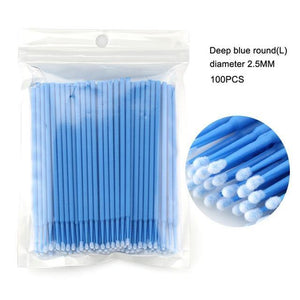 Disposable MicroBrush Eyelashes Extension,100Pcs/bag - Ctoox