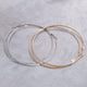Trendy Large Hoop Earrings - Ctoox